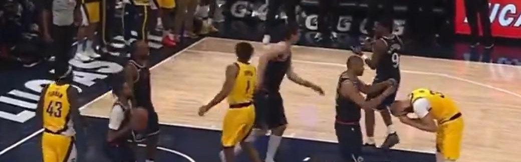 世界杯直播-明着摆烂？步行者0.1秒落后1分获2罚，赫夫两罚不中送走比赛