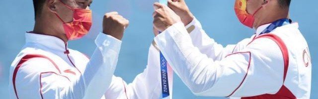 惜败失金亦是突破 男子双人划艇再度展现中国力量